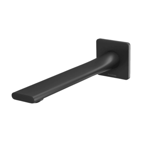 Phoenix Teel Wall Basin Outlet 200mm Matte Black