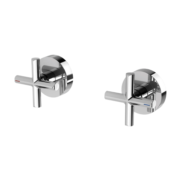 Phoenix Vivid Slimline Plus Wall Top Assemblies Lead Free Chrome