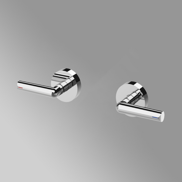 Phoenix Vivid Slimline Plus Lever Wall Top Assemblies Lead Free Chrome
