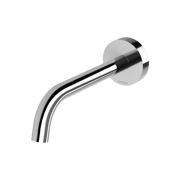 Phoenix Vivid Slimline Plus Wall Basin / Bath Outlet 180mm Chrome Lead Free