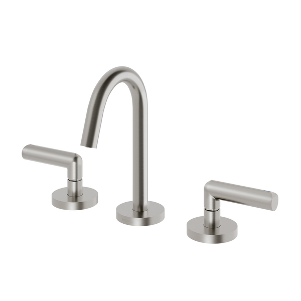 Phoenix Vivid Slimline Plus Lever Basin Set Brushed Nickel Lead Free