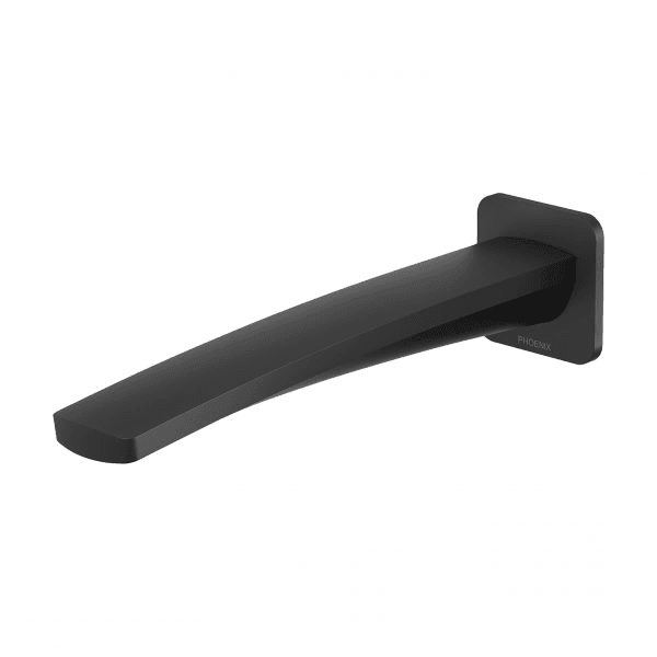 Phoenix Mekko Wall Basin Outlet 200mm Matte Black