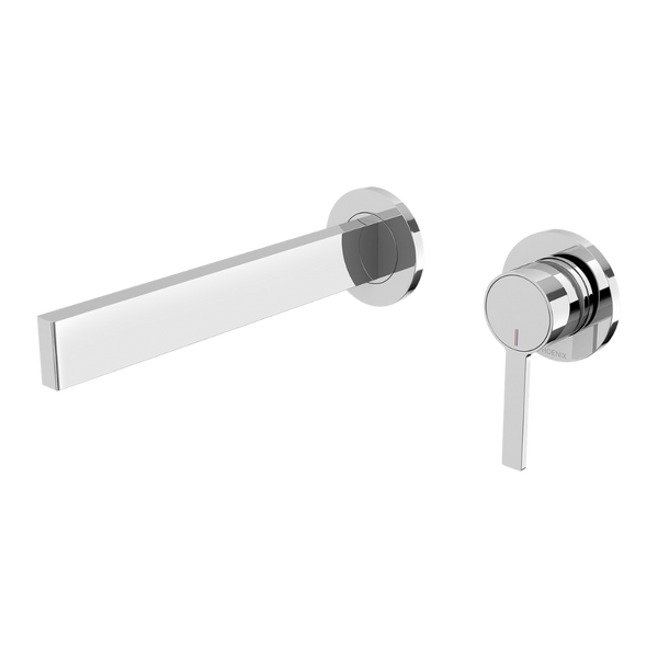 Phoenix Lexi MKII SwitchMix Wall Basin Mixer Set 200mm (Complete Kit) Chrome
