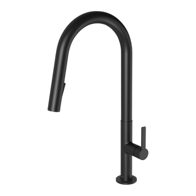 Phoenix Lexi MKII Matte Black Pull Out Sink Mixer