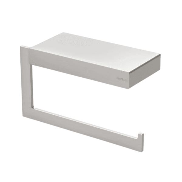 Phoenix Lexi MKII Toilet Roll Holder Brushed Nickel