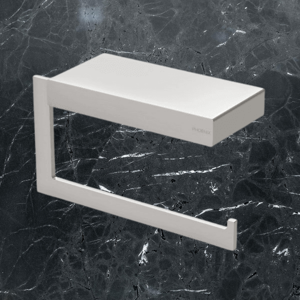 Phoenix Lexi MKII Toilet Roll Holder Brushed Nickel