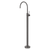 Phoenix Vivid Slimline Floor Mounted Bath Mixer Brushed Carbon
