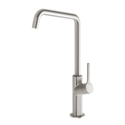 Phoenix Ester Brushed Nickel Sink Mixer 200mm Squareline