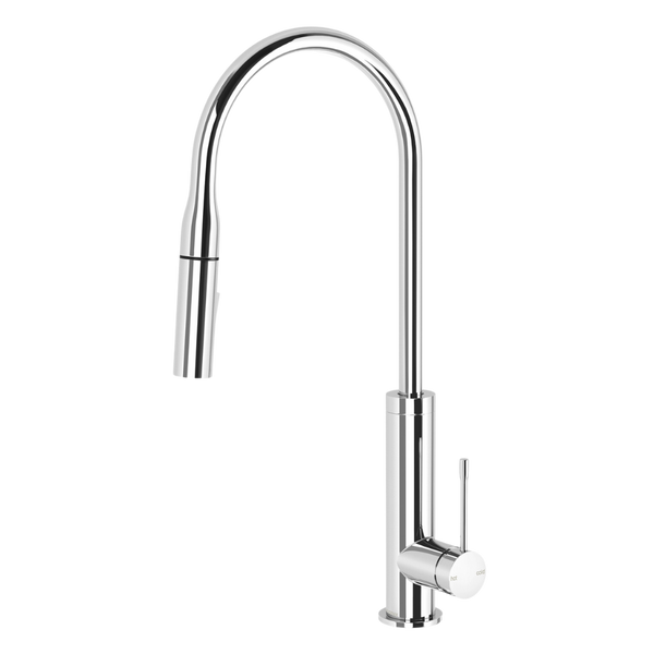 Phoenix Deja Pull Out Chrome Sink Mixer 220mm