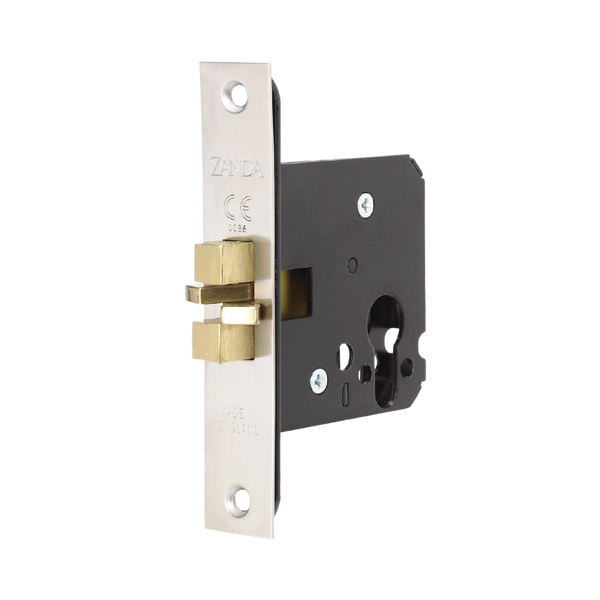 Zanda Sliding Door Euro Mortice Lock Claw Type Stainless Steel