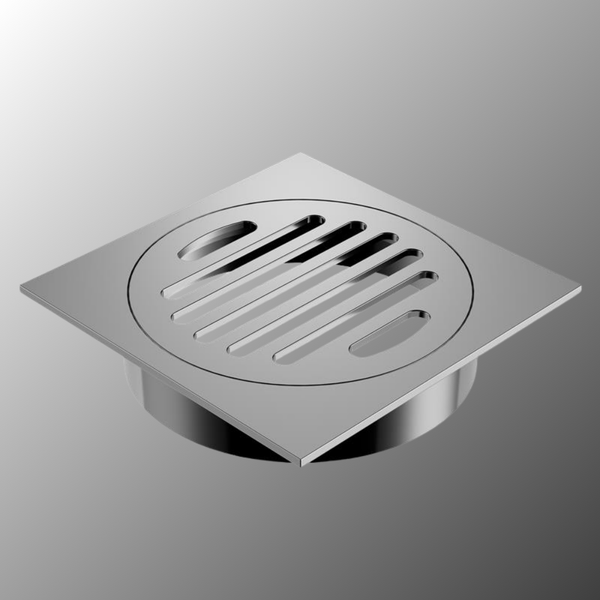 Caroma Square Floor Waste Grate 100mm Outlet Chrome