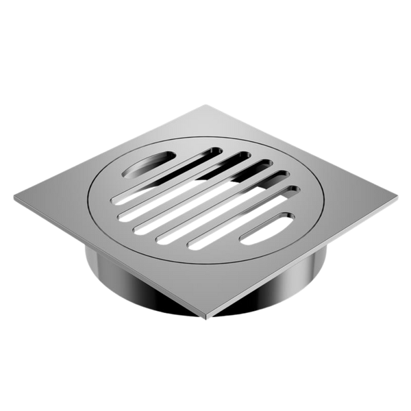 Caroma Square Floor Waste Grate 100mm Outlet Chrome