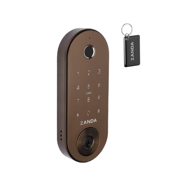 Zanda Stealth Smart Lock Deadbolts Ember Bronze
