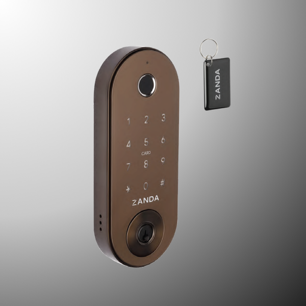 Zanda Stealth Smart Lock Deadbolts Ember Bronze