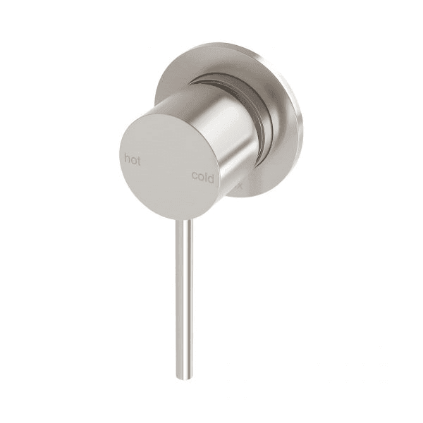 Phoenix Vivid Slimline Shower / Wall Mixer 60mm Backplate Brushed Nickel