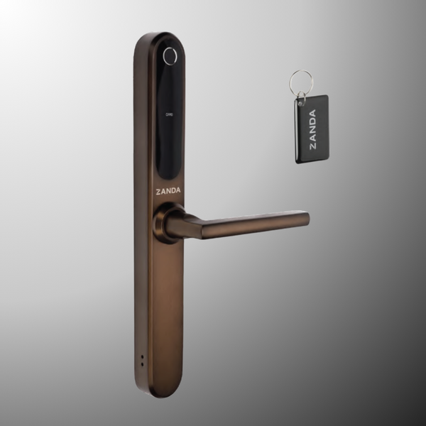 Zanda Stealth Smart Lock Longplate Ember Bronze