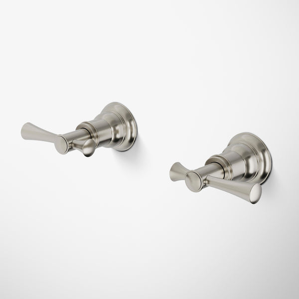 Phoenix Cromford Wall Top Assemblies Brushed Nickel
