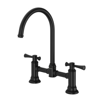 Phoenix Cromford Exposed Sink Set Matte Black