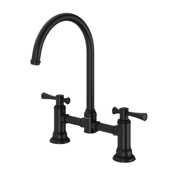 Phoenix Cromford Exposed Sink Set Matte Black