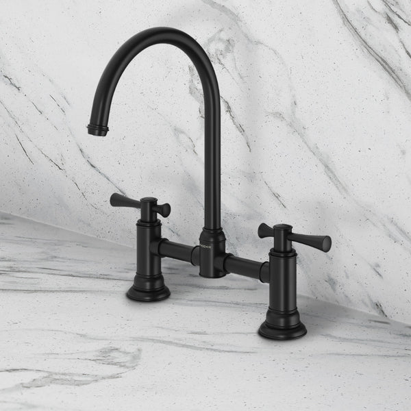 Phoenix Cromford Exposed Sink Set Matte Black