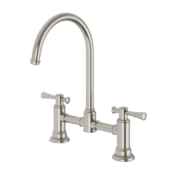 Phoenix Cromford Exposed Sink Set Brushed Nickel