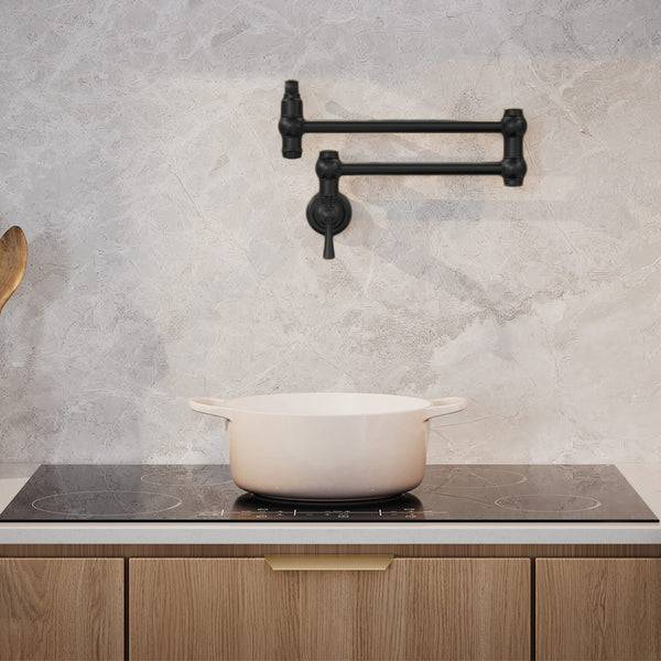 Phoenix Cromford Pot Filler Matte Black