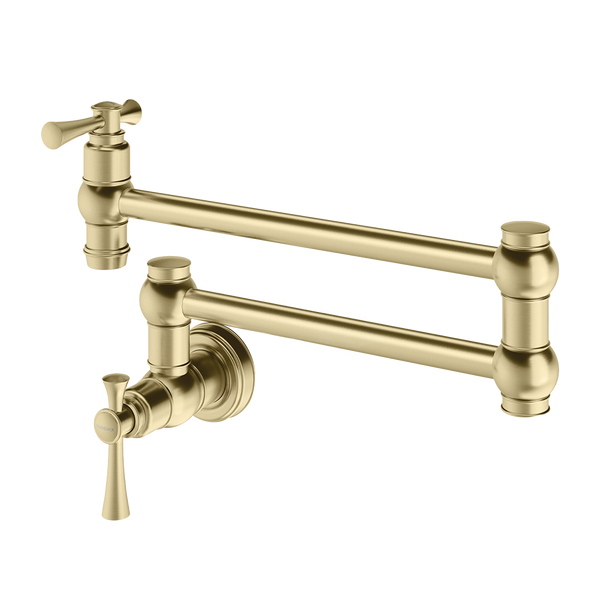 Phoenix Cromford Pot Filler Brushed Gold