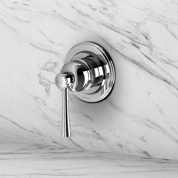 Phoenix Cromford SwitchMix Shower / Wall Mixer (Complete Kit) Chrome Lead Free