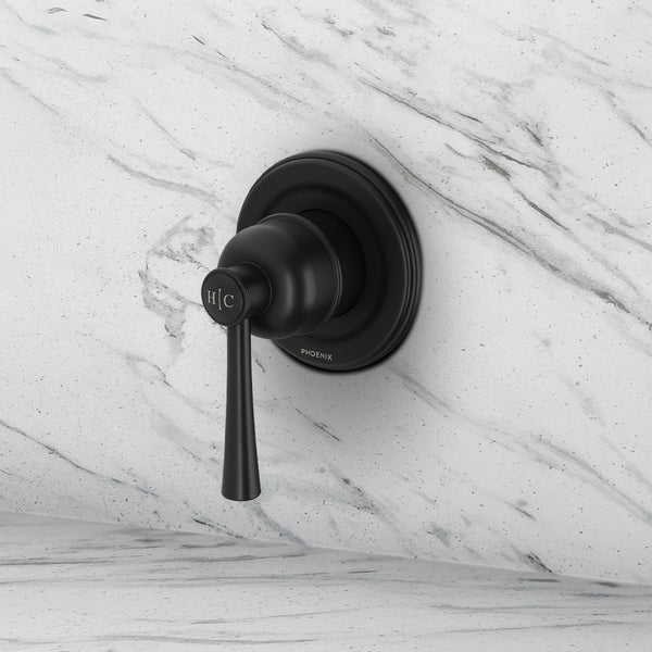 Phoenix Cromford SwitchMix Shower / Wall Mixer Matte Black