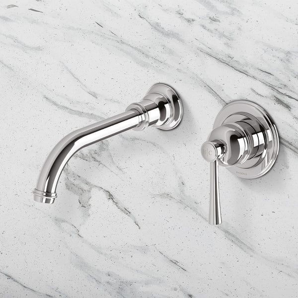 Phoenix Cromford SwitchMix Wall Basin/Bath Mixer Set Fit-Off Kit Lead Free Chrome