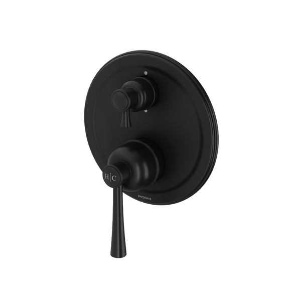 Phoenix Cromford SwitchMix Shower / Bath Diverter Mixer (Complete Kit) Matte Black