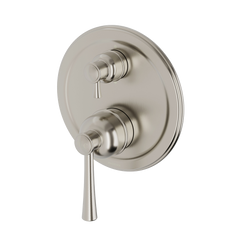 Phoenix Cromford SwitchMix Shower/Bath Divertor Mixer Fit-Off Kit Lead Free Brushed Nickel