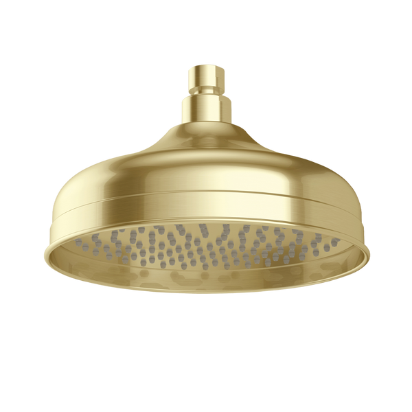 Phoenix Cromford Shower Rose 210mm Brushed Gold