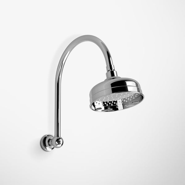 Phoenix Cromford High-Rise Shower Arm and Rose Chrome