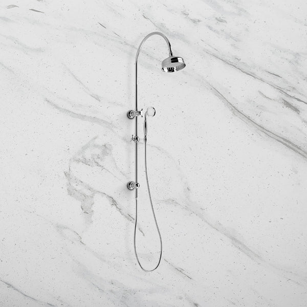 Phoenix Cromford Twin Shower Chrome