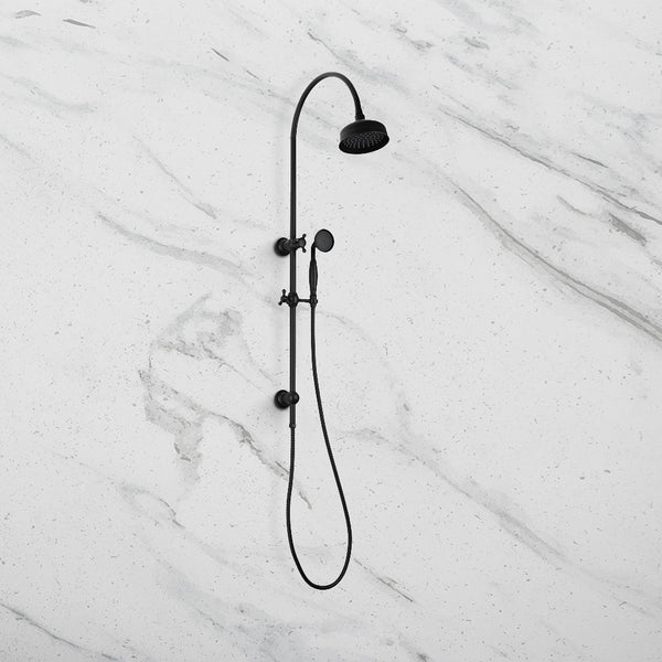 Phoenix Cromford Twin Shower Matte Black