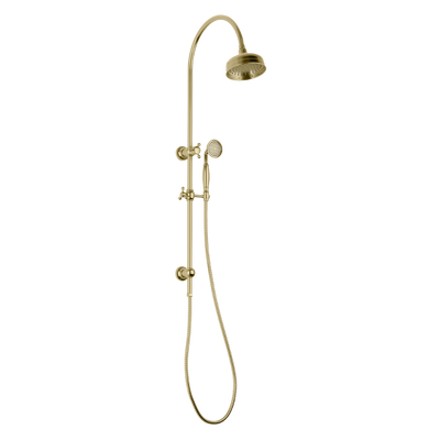 Phoenix Cromford Twin Shower Brushed Gold