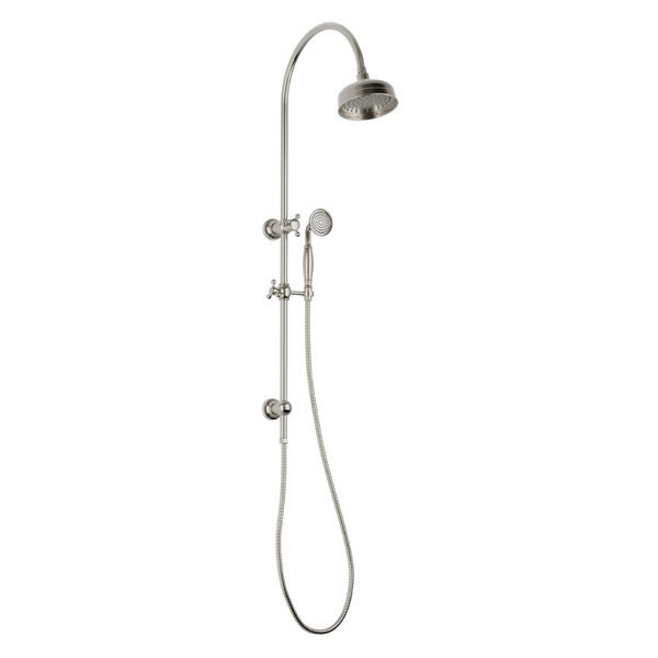 Phoenix Cromford Twin Shower Brushed Nickel