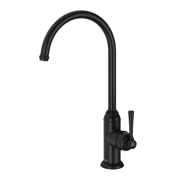 Phoenix Cromford Sink Mixer Matte Black Lead Free