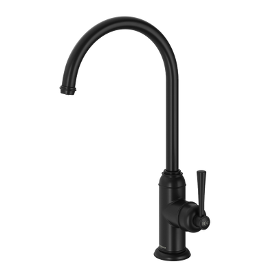 Phoenix Cromford Sink Mixer Matte Black Lead Free