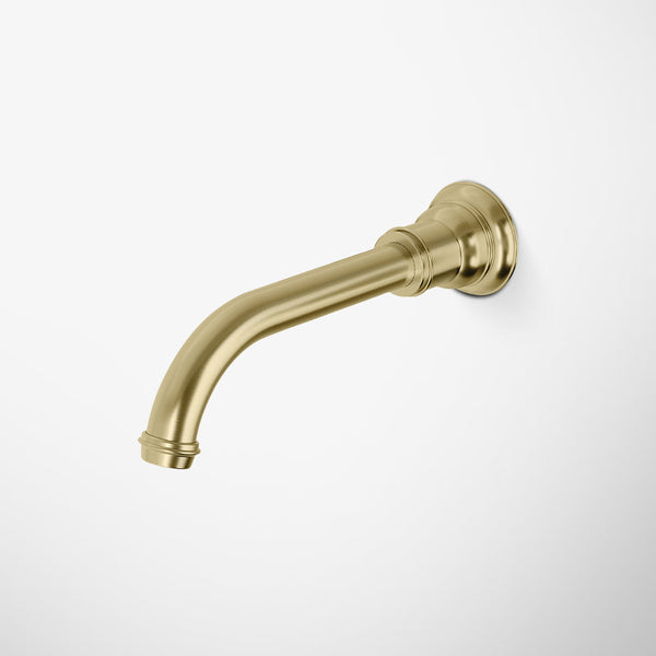 Phoenix Cromford Wall Basin / Bath Outlet Lead Free Brushed Gold