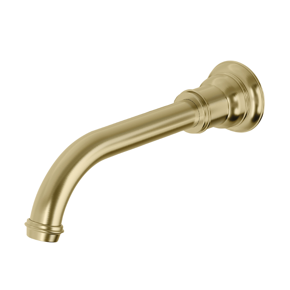 Cromford Wall Basin / Bath Outlet Brushed Gold