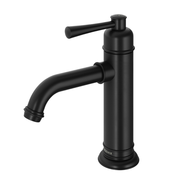Phoenix Cromford Basin Mixer Lead Free Matte Black