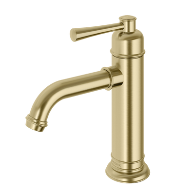 Phoenix Cromford Basin Mixer Brushed Gold