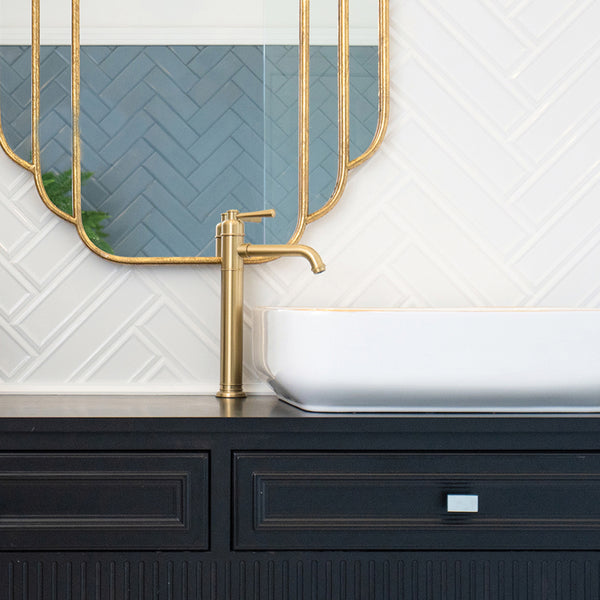 Phoenix Cromford Vessel Mixer Brushed Gold Lead Free