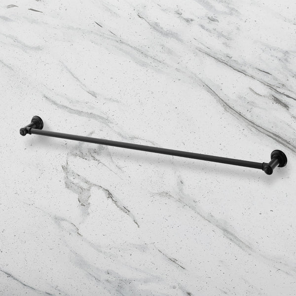 Phoenix Cromford Single Towel Rail 800mm Matte Black
