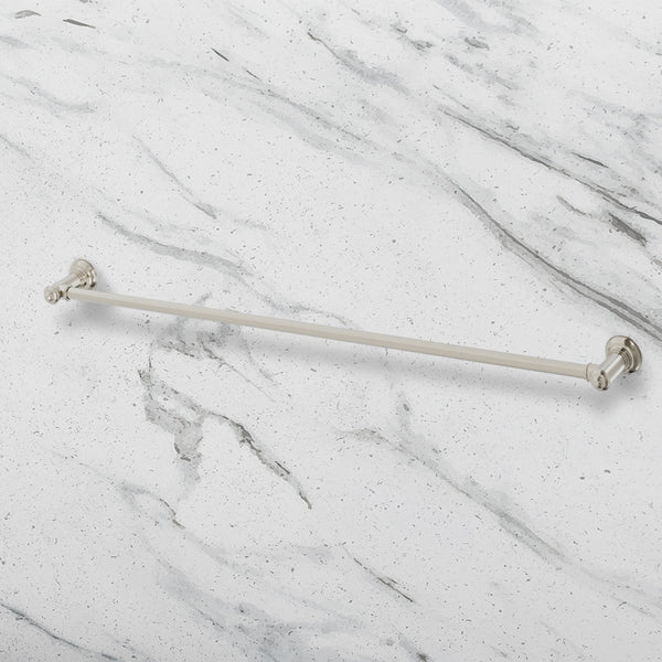 Phoenix Cromford Single Towel Rail 800mm Brushed Nickel
