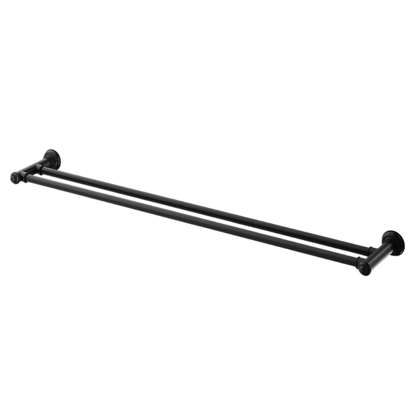 Phoenix Cromford Double Towel Rail 800mm Matte Black