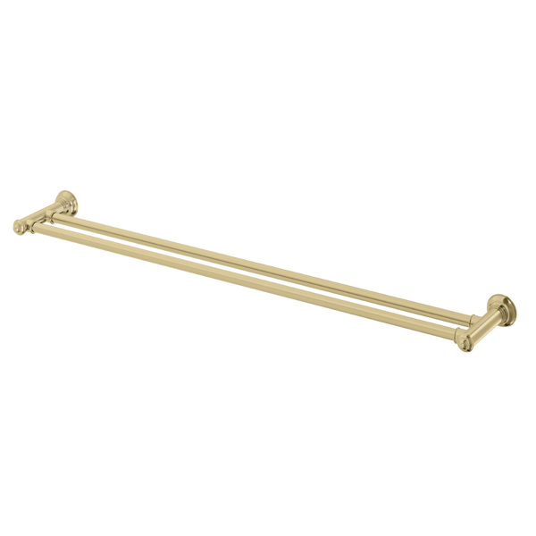 Phoenix Cromford Double Towel Rail 800mm Brushed Gold