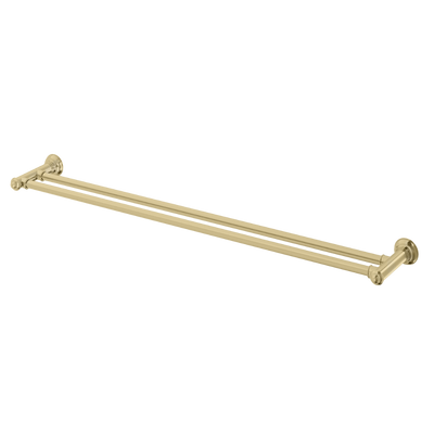 Phoenix Cromford Double Towel Rail 800mm Brushed Gold